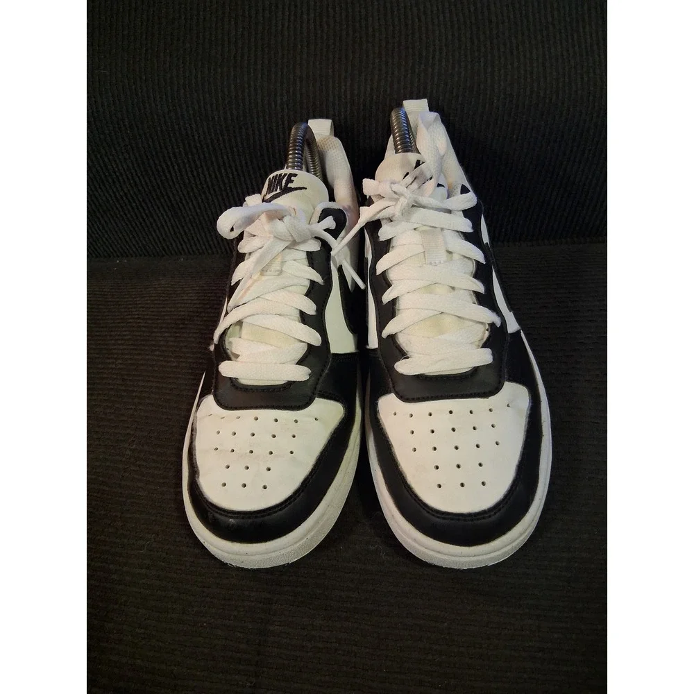 Nike Court Borough Low 2 Black White Panda Kids Shoes BQ5456-131 Size 5Y